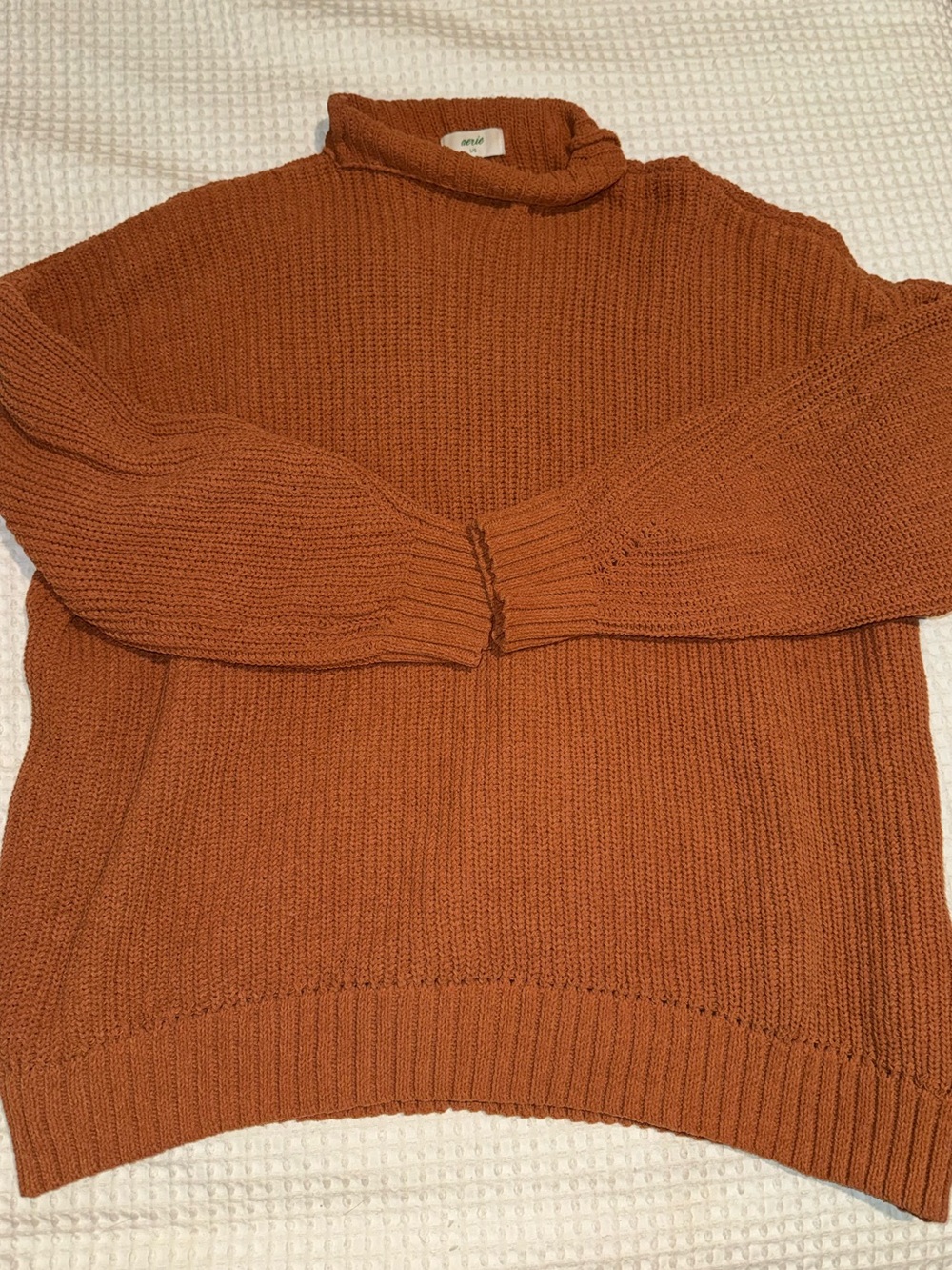 2/$10 - oversized aerie Rust-Tone Cowl Neck Sweater